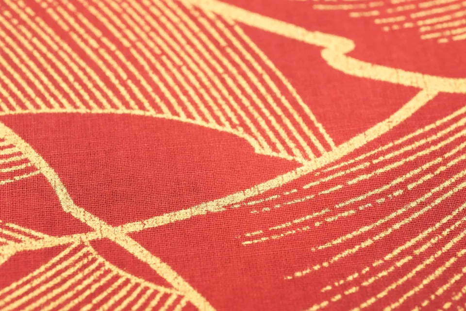 Burgundy toned textile, detail 4 (conceptual image)