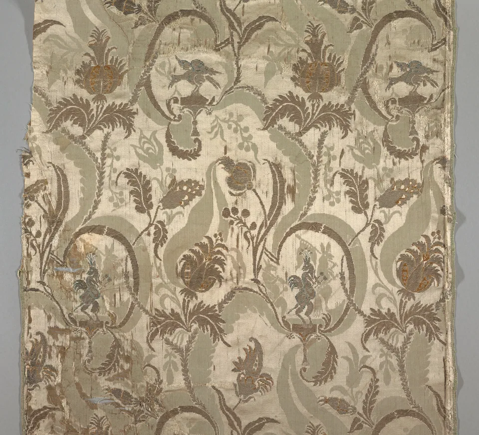 Champagne toned textile, detail 3 (conceptual image)