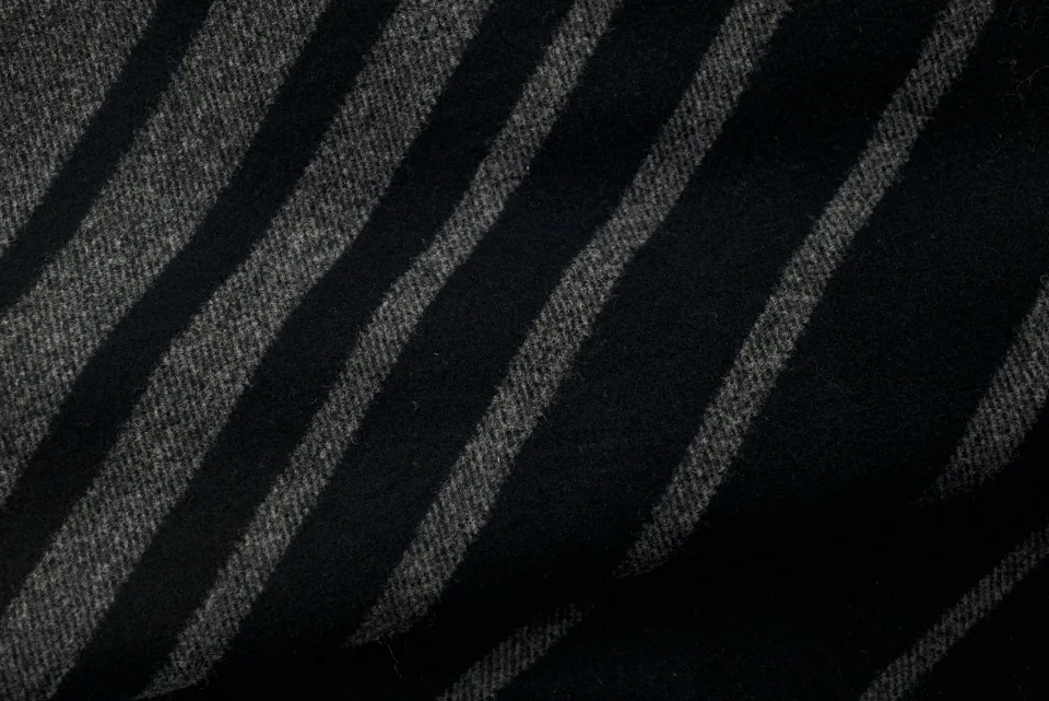 Charcoal toned textile, detail 1 (conceptual image)