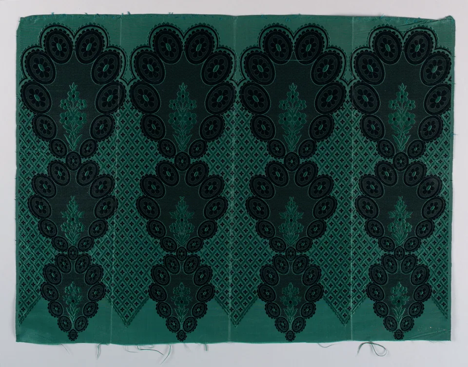 Emerald toned textile, detail 3 (conceptual image)