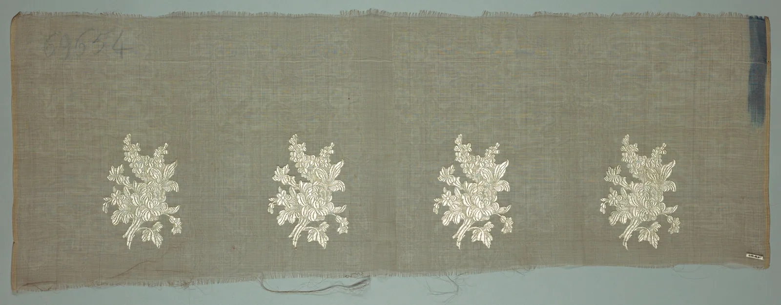 Shabnam — Sheer Viscose in Pearl, folded full view (conceptual image)